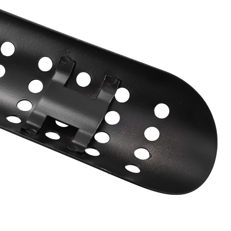 Motoforti Universal Motorcycle Exhaust Heat Shield Chrome Plated Iron Exhaust