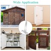 Shed Door Hinges, 6 Pack Heavy Duty T Strap Hinge