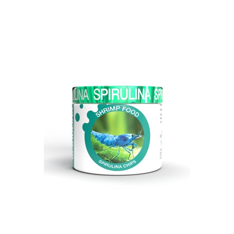 Aqua Natural Shrimp Spirulina 1.94oz Wafer Fish Food