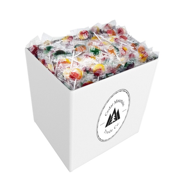 Lollipops - 5lbs of Assorted Flavors of Mixed Fruit Suckers - Bulk Candy, Great for Office, Bank, School, Kids, and Adults Who Want the Finest Swirl Lollipop Candy