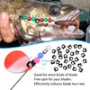 200pcs Quick Change Spinner Clevis Easy Spin Fishing Clevis Plastic