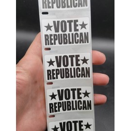 50PCS "Vote Republican" Stickers Bulk lot Decal Labels
