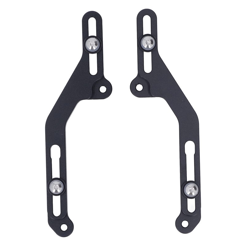 1 Pair Motorcycle Windshield Windscreen Adjusters Kit, CNC Aluminum Alloy