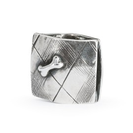 Trollbeads Autumn Collection Paw Love Silver Beads, Sterling Silver, No Gemstone