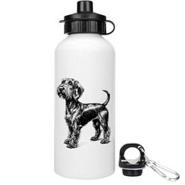 Azeeda 600ml 'Standard Wire-haired Dachshund Side View' Reusable Water/Drinks Bottle (WT00081834)