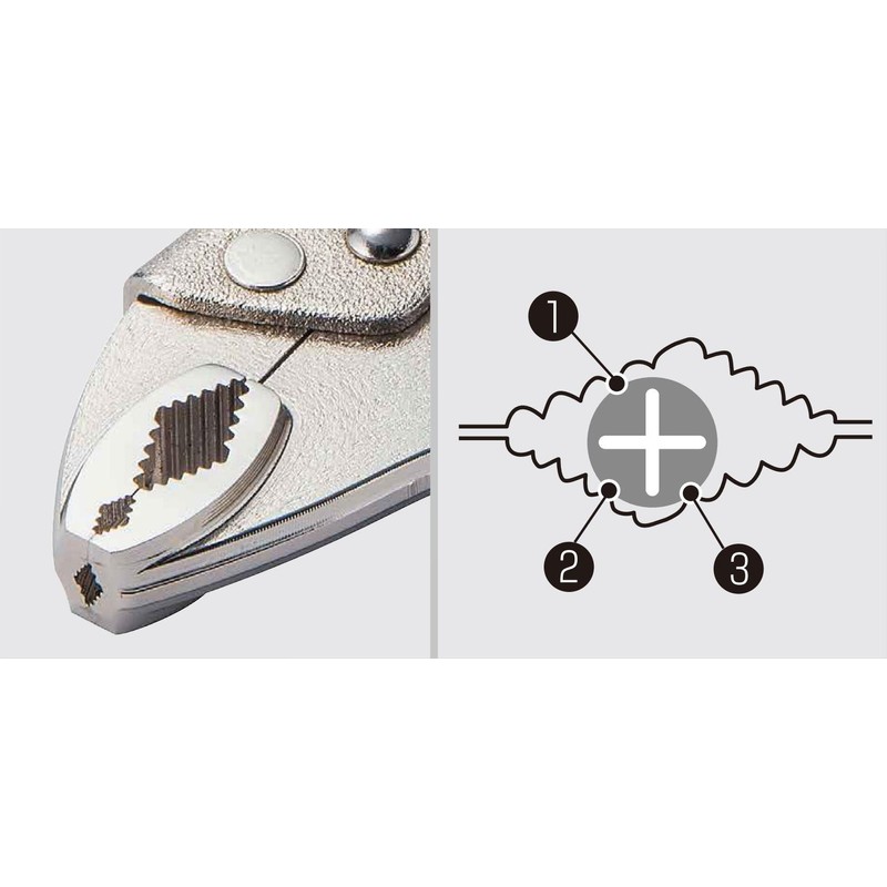 Three Peaks Giken DS-130T 3. Peaks Truss Screw Vice