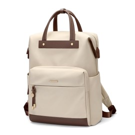 GOLF QUALITY Backpack Women's Small Nylon Casual Women's Backpacks Shoulder Bag Small Women's Backpack Handbags 15.6 Inch Laptop Backpack for Casual School Travel Hiking Work Apricot