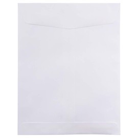 JAM PAPER 8 3/4 x 11 1/2 Open End Catalog Commercial Envelopes - White - 25/Pack