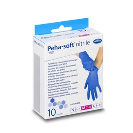 Hartmann Peha-Soft Nitrile Fino Disposable Gloves, Pack of 10, Small