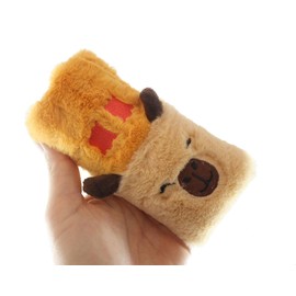 1 Jumbo Reversible Plush Capybara Animal Water Filled Tube Snake Stress Toy - Squishy Slippery Wiggler Sensory Fidget Ball