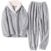 HEEKPEK Fuzzy Pajamas Set for Women Winter Warm Fluffy Loungewear
