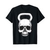 Kettlebell - Maglietta da allenamento vintage con teschio Maglietta