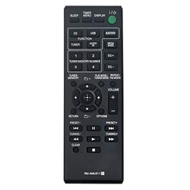 RM-AMU211 Replaced Remote fit for Sony HCD-ECL77BT HCD-ECL99T MHC-ECL77BT MHC-ECL99BT Music Mini Hi-Fi Shelf System