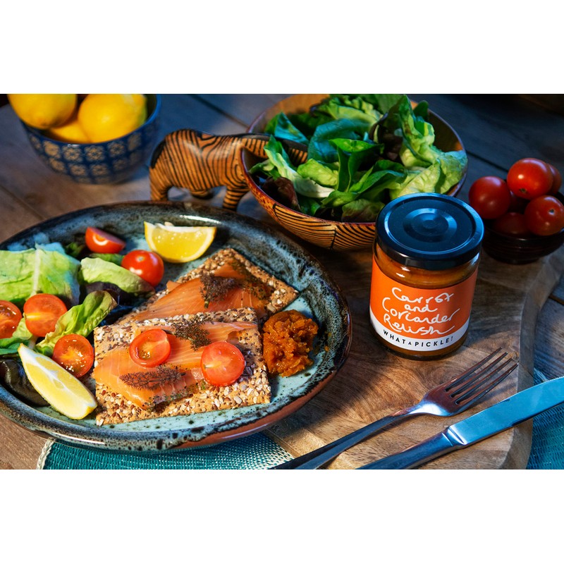 What A Pickle Carrot and Coriander Relish, 290g - Suitable