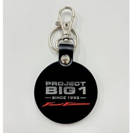 Honda PROJECT BIG-1 Keychain K (Black) 0SYEP-79C-KF