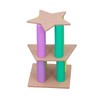 Wooden Tower Stacking Game Wooden Montessori Building Blocks Educational Desktop