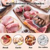 MIZOXY Meat Tenderizer Hammer,Metal Meat Hammer,Aluminum Alloy Steak Metal Mallet