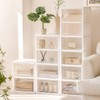 Bono House 36cm 6-Tier Transparent Plastic Drawer Unit Kitchen Storage