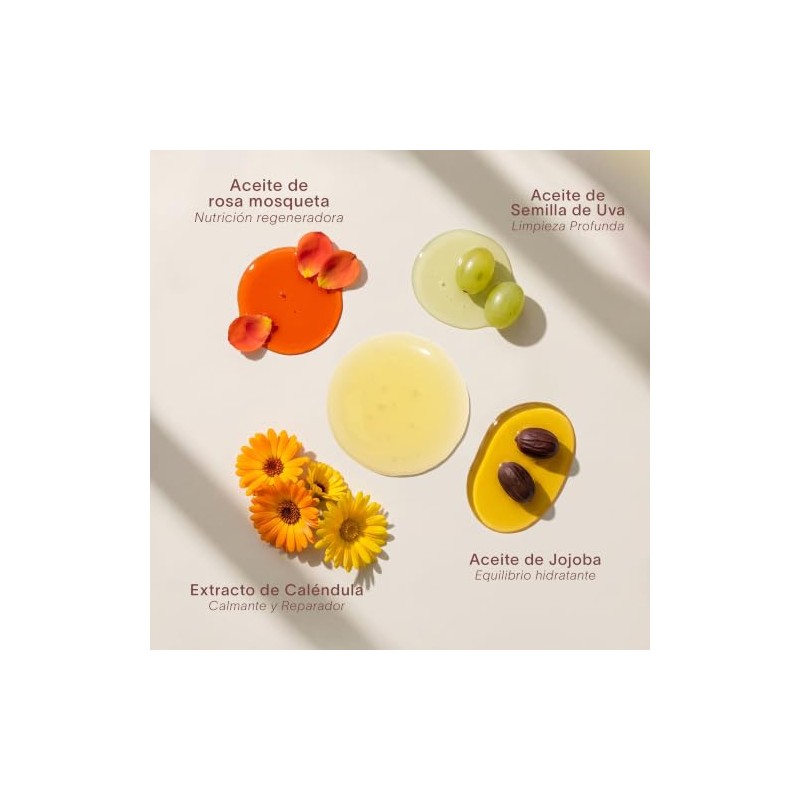 Pure Clean Bálsamo Limpiador Facial - Desmaquillante Hidratante con Jojoba,