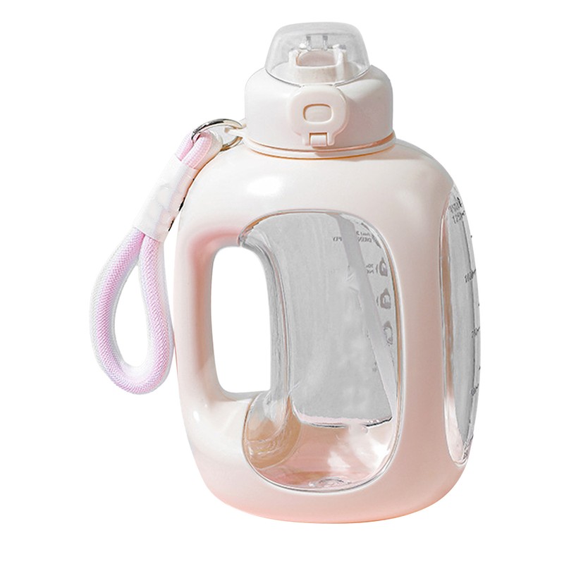1500ml Sports Water Bottle Large Capacity ABS Coated Portable Handheld