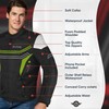 Motorcycle Jacket For Men Enduro Dualsport Riding High Visibility Dirtbike