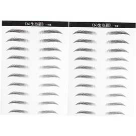 Juego De Pegatinas Para Cejas 20 Pares De Cejas Artificiales De Aspecto Natural De