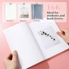 MAGICLULU Pack of 10 Transparent Book Covers Made of Plastic