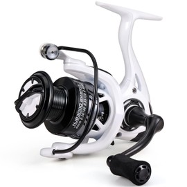 Sougayilang Fishing Reel, Ultralight Spinning Reel with Aluminum Spool, 5.2:1 High Speed Spinning Fishing Reel for Freshwater-White 3000
