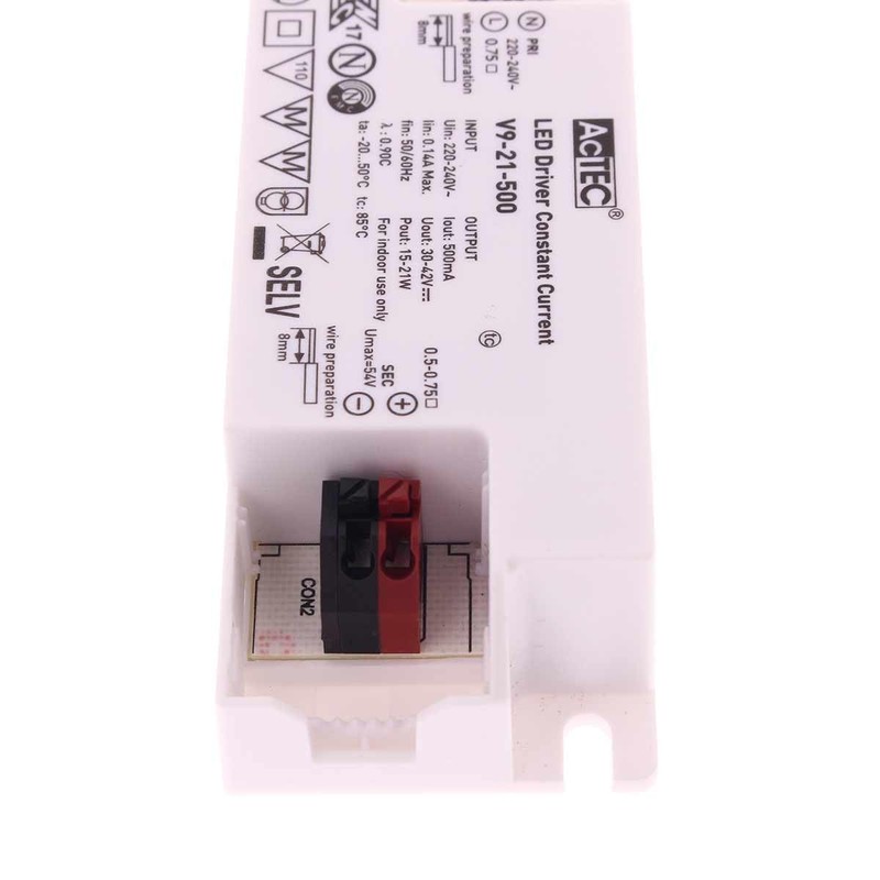LED Driver DC Constant Current 500mA 30V-42VDC to Power LED