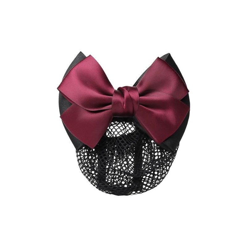 Chignon Net Barrette with Net Bun Net, Hair Net, Ribbon,