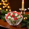 SweetGourmet Gummy Christmas Wreath Candy, 1 Pound Bag, Cherry, Strawberry-Banana