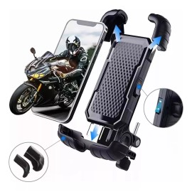 PUNKZZ Soporte Para Celular Moto/bicicleta, Base Porta Teléfono360°