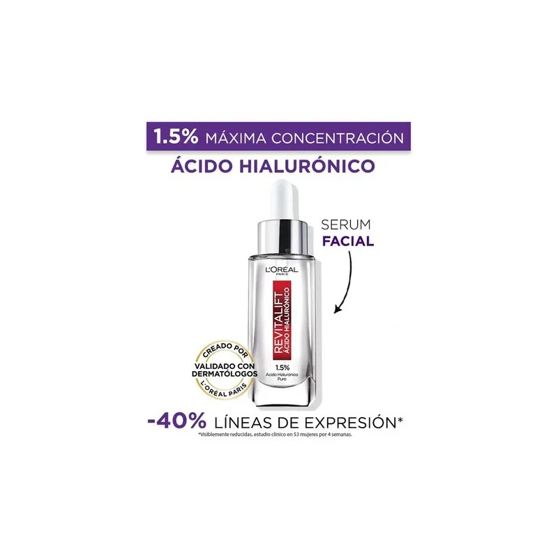 Kit Oréal Paris Sérum Ácido Hialurónico Crema Gel