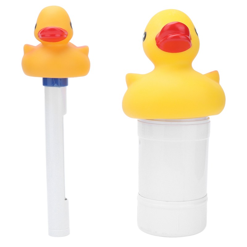 2Pcs Water Thermometer Set High Temperature Resistant Pool Chlorine Dispenser