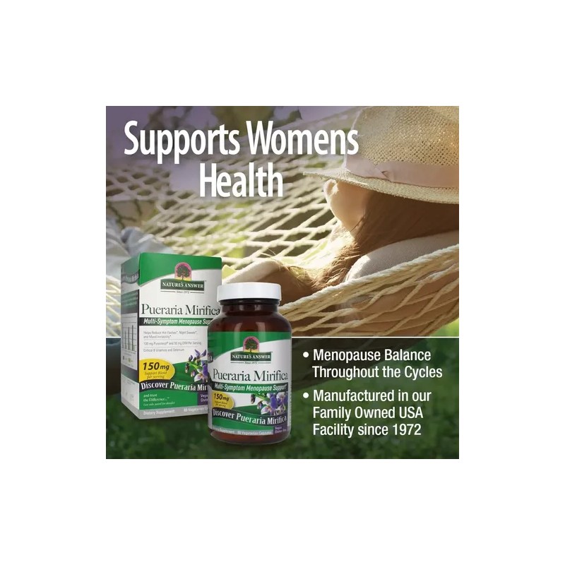 Nature's Answer Pueraria Mirifica 60caps Vegetarianas Sfn