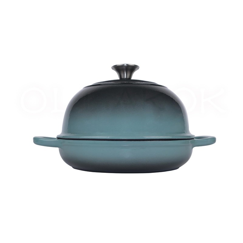 OLLAKOK Dutch Oven for Bread Baking, Enameled Cast Iron Dutch