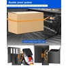 2 Pcs Dual-Pivot Retractable Truck Bed Ratchet Straps, Multi-Angle Rotation
