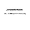 NAGD Fits 2011-2019 Ford Explorer Driver Left Side Quarter Glass
