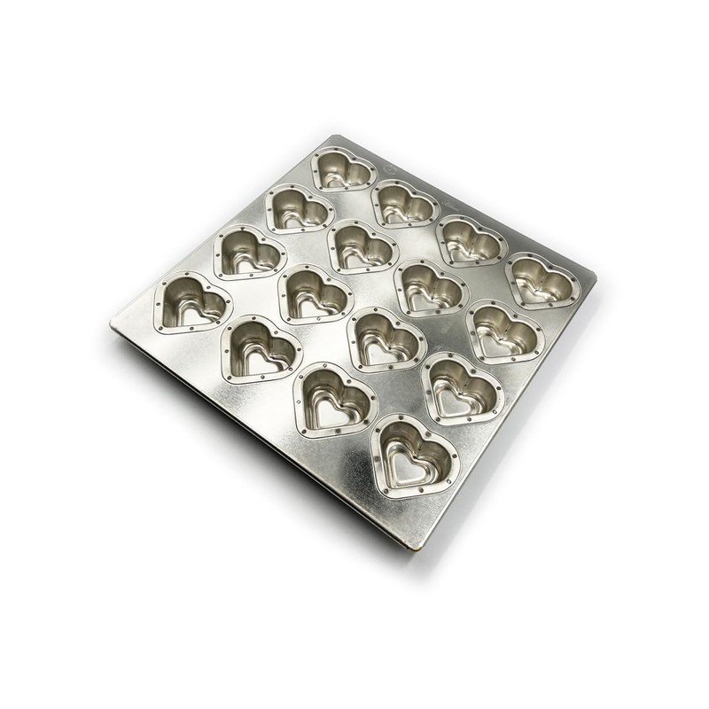 Matsunaga Manufacturing Silver Double Heart Top Plate 16 P