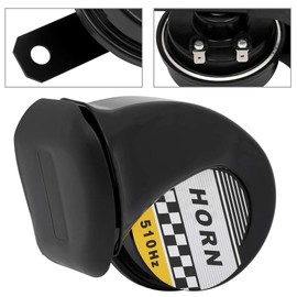 AINTIER Air Horn, 1 Pcs Super Loud Single Trumpet Electric Snail Car Horn for 12V Trucks Cars Motorcycle Boats Golf Carts Vehicles