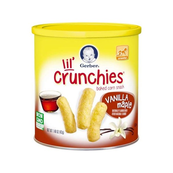 Gerber+Lil%27+Crunchies+Baked+Corn+Snack+(Pack+of+2)