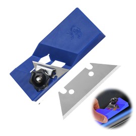 TVETE Mini Beveling Planer, 45° (1 Main Body + 10 Replacement Blades), Sharp 2 Slots, 45° Square Beveling + Flat, For Carpentry Cork Board, Gypsum Board