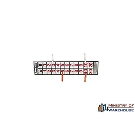 Ministry of Warehouse Scoreboard Horseshoes, Bocce Ball, Washers, Cornhole, 4 Score Clips Included