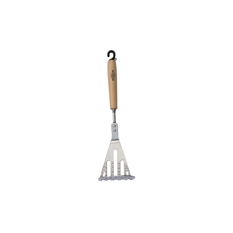 Suncraft BM-208 Potato Masher, Made in Japan, Natural Wooden Pattern,