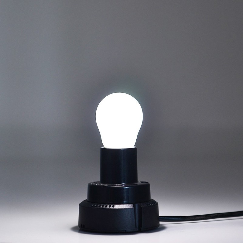 OPALRAY A15 Style Mini Globe Bulb, Frosted Glass Housing, Cool