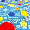 Passion for Blue Background Pickleball Collection 60"x90" Printed Tablecloth with
