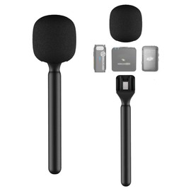 Magnetic Stand Holder for DJI Mic Mini/1/2/Rode Wireless GO II/Micro/Insta360 Air Handle Rig Interview Lavalier Wireless Microphone Magnet Adapter Handheld Mount for Hollyland Lark M1/C1/Synco G1/A2