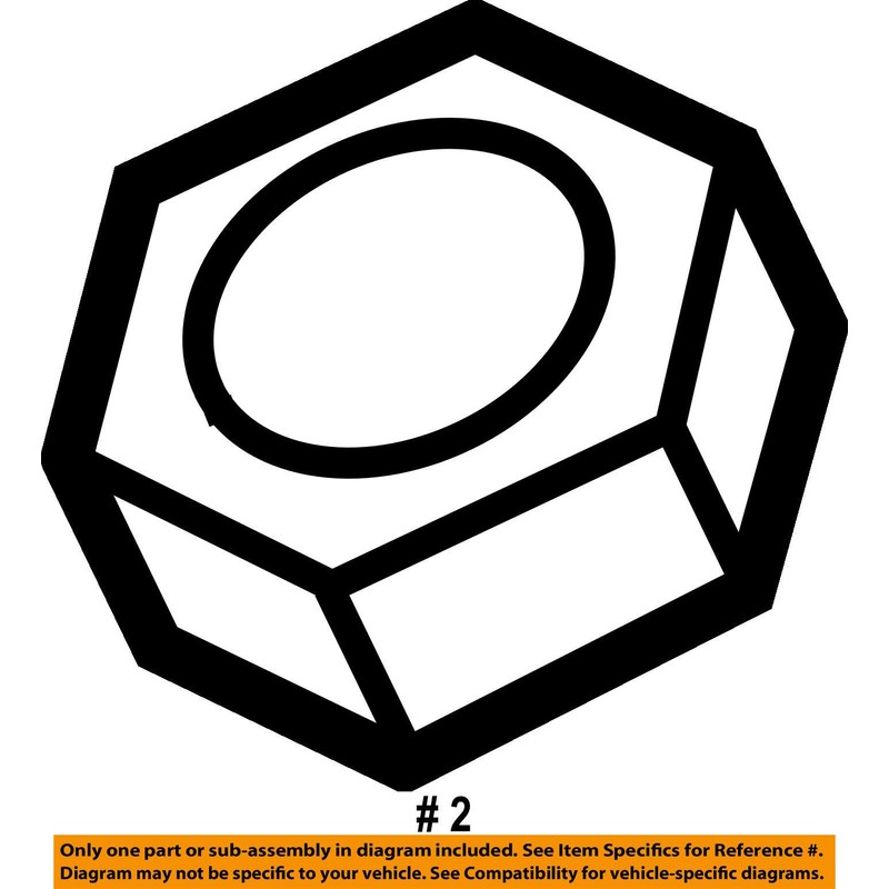 Genuine GM Nut Part No. 3535261