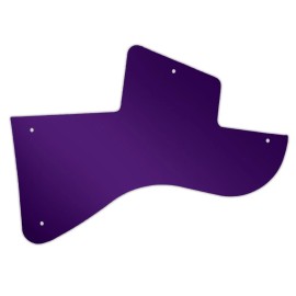 WD Pickguard For Gibson Les Paul Junior Special  purple mirror