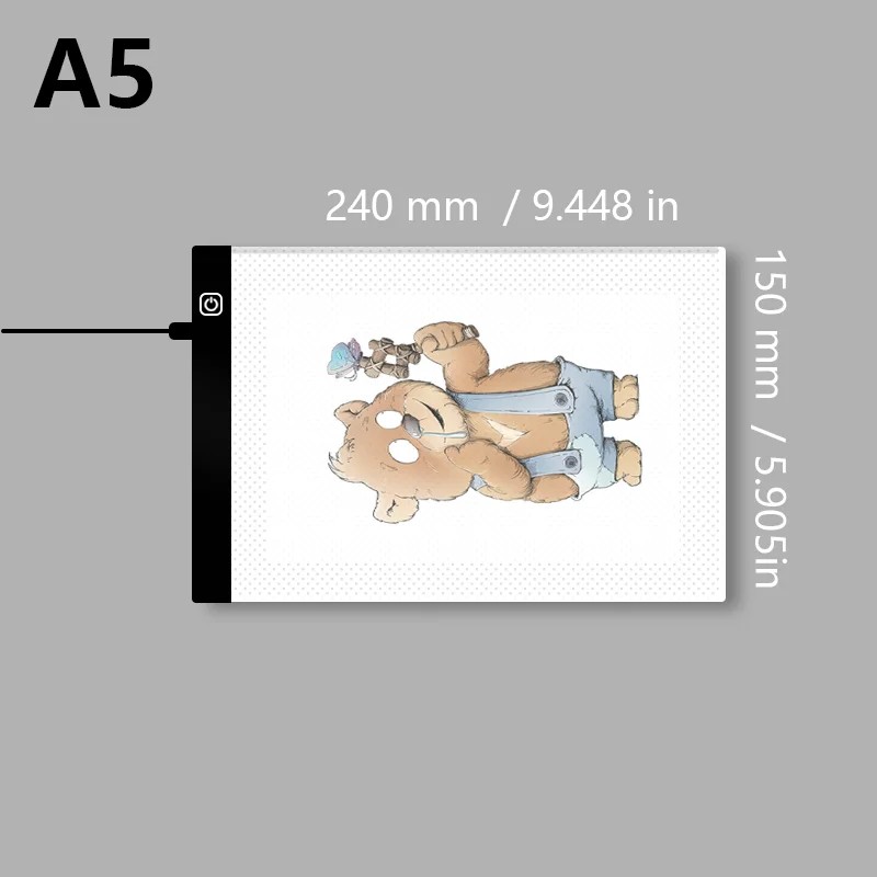 Portable LED Tracing Light Pad for Drawing – USB-Powered Copy